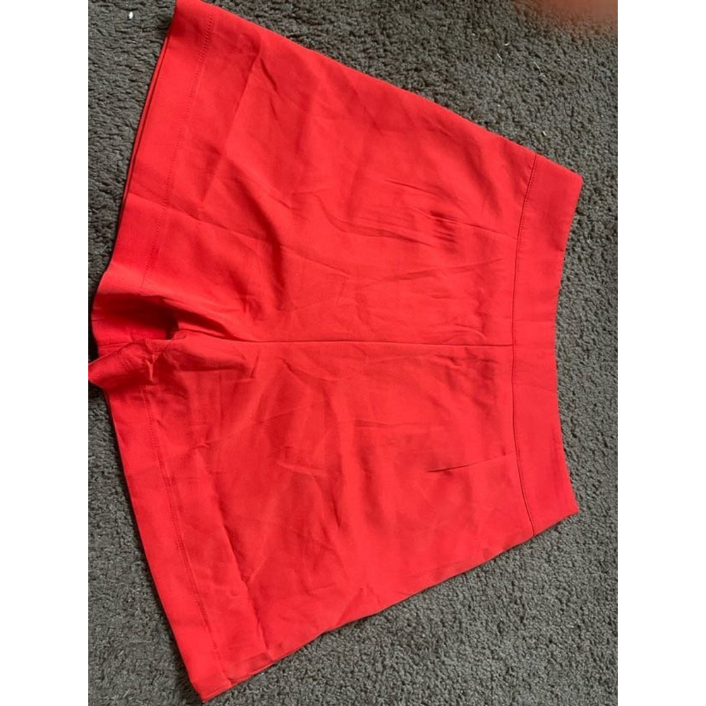 🔥Amazon | XinYangNi Red High Waist Pleated Shorts Women’s L Flowy Dressy Summer - Picture 8 of 8